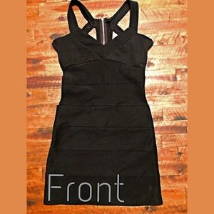 LBD Large Party Bandage Dress - Black